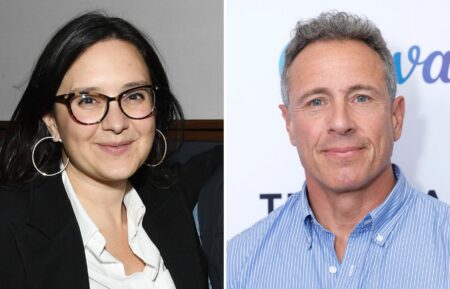 Bari Weiss and Chris Cuomo