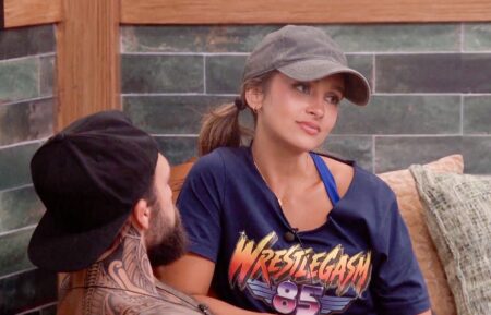 Big Brother on the CBS Television Network and streaming on Paramount+ (live and on-demand for Paramount+ with SHOWTIME subscribers, or on-demand for Paramount+ Essential subscribers the day after the episode airs)* Pictured: Kamu Kirk and Lyric Medeiros.