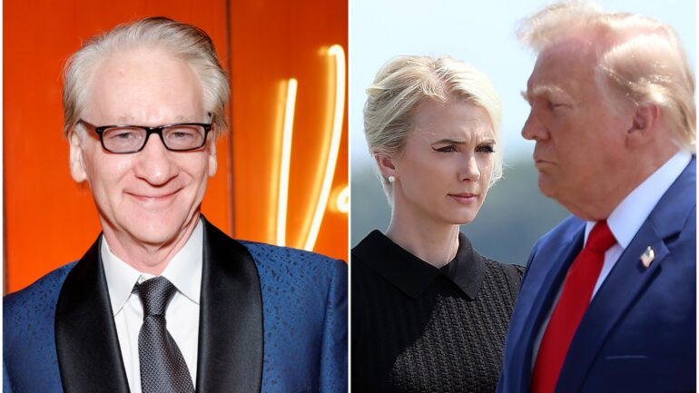 Bill Maher; Donald Trump and Natalie Harp