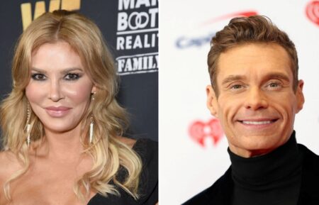 (left) Brandi Glanville, (right) Ryan Seacrest