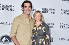 Carter Oosterhouse and Amy Smart at the 'Common Ground' Los Angeles Special Screening held at the Samuel Goldwyn Theater on January 11, 2024