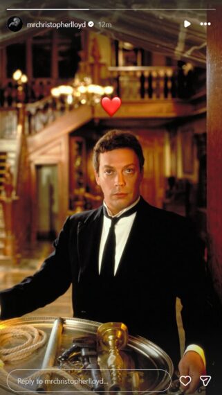 Christopher Lloyd's Tim Curry tribute on Instagram