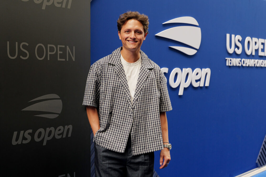 Connor Wood on the Blue Carpet on Day Three of the 2026 US Open at USTA Billie Jean King National Tennis Center on Tuesday, September 1, 2026