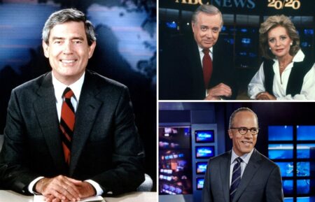 Dan Rather of ‘CBS Evening News,’ Hugh Downs and Barbara Walters of ‘20/20,’ and Lester Holt of ‘NBC Nightly News’