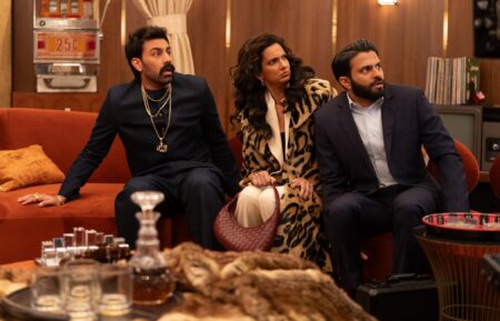 Saagar Shaikh, Poorna Jagannathan, and Asif Ali in 'Deli Boys'