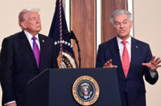 President Donald Trump listens to the Administrator for the Centers for Medicare & Medicaid Services Mehmet Oz as they discuss the TrumpRx website in the South Court Auditorium of the White House in Washington, D.C., on February 5, 2026