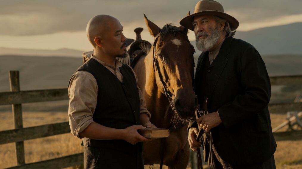 Ciaran Hinds and Hoon Lee in 'East of Eden'
