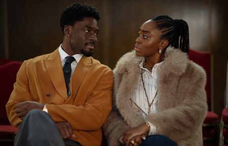 Charles Babalola (“Ezekiel ‘Zeek’ Marshall) and Anita-Joy Uwajeh (“Cebella ‘Cece’ Marshall”) — 'Fightland' Episode 2