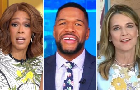Gayle King, Michael Strahan, Savannah Guthrie