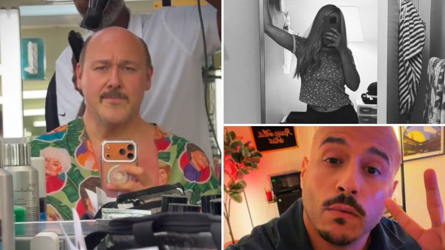 Will Sasso, Emily Osment, and Jessie Prez behind the scenes of 'Georgie & Mandy's First Marriage' Season 3