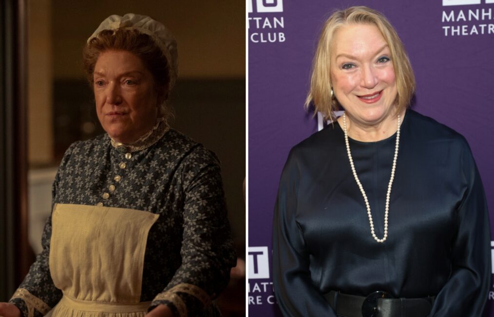 The Gilded Age stars in and out of costume: Kristine Nielsen