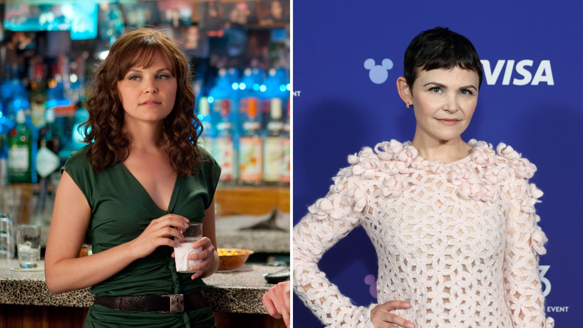 Ginnifer Goodwin in 'Something Borrowed' and at the Disney Entertainment Showcase at D23: Legends on August 16, 2026, in Anaheim, California.