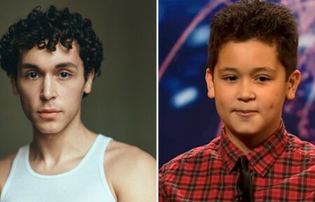 Shaheen Jafargholi headshot (L) and on 'Britain's Got Talent' in 2009 (R)