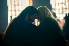 Gayle Rankin as Alys Rivers and Ewan Mitchell as Aemond Targaryen in the 'House of the Dragon' Season 3 finale
