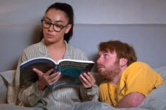 Charli XCX as Minerva and Cooper Hoffman as Elliot in 'I Want Your Sex'