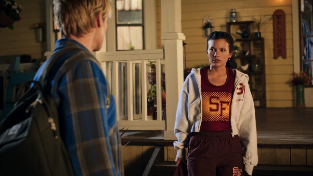 My Life with the Walter Boys. (L to R) Noah LaLonde as Cole Walter, Nikki Rodriguez as Jackie Howard in episode 308 of My Life with the Walter Boys.