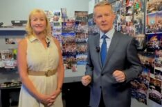 'Jeopardy!' host Ken Jennings and game board operator Michele Lee Hampton in a new Instagram video