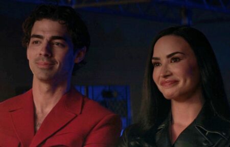 Joe Jonas and Demi Lovato in 'Camp Rock 3'
