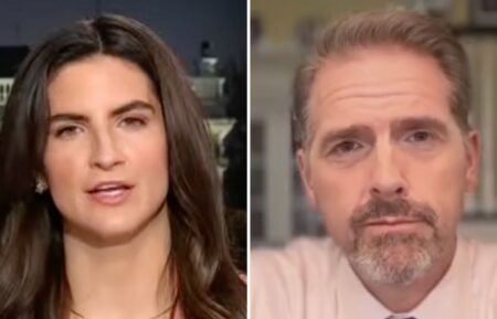 Kaitlan Collins and Scott Jennings