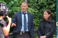 'Law & Order': First Look at James Badge Dale Filming With Maura Tierney for Season 26