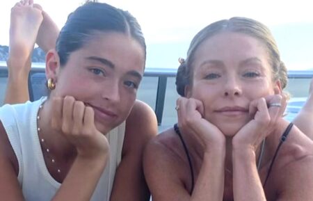 Lola Consuelos and Kelly Ripa