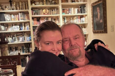 Lorraine Nicholson and Jack Nicholson