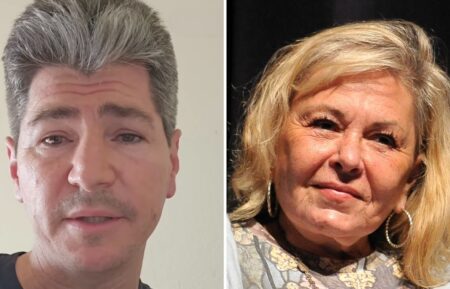 Michael Fishman and Roseanne Barr