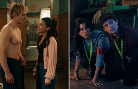 Noah LaLonda, Nikki Rodriguez, Ashby Gentry, Mya Lowe in 'My Life with the Walter Boys' Season 3
