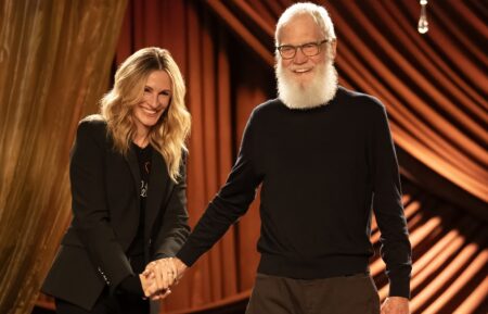 Julia Roberts and David Letterman in 'My Next Guest Needs No Introduction'