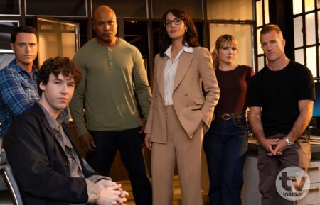 Shane Harper, Devin Druid, LL COOL J, Jennifer Beals, Jacqueline Byers, and Scott Caan — 'NCIS: New York'