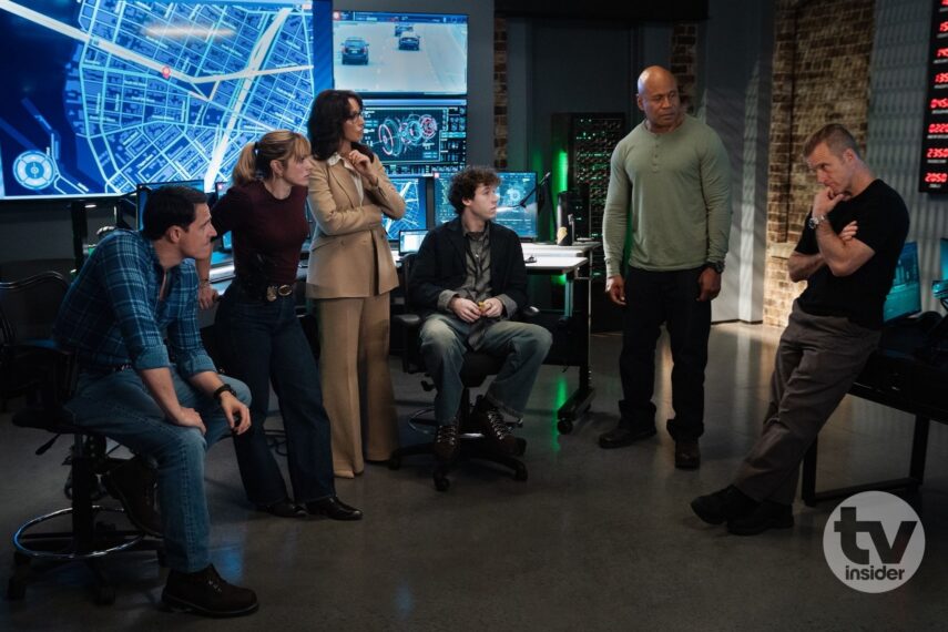 Shane Harper, Jacqueline Byers, Jennifer Beals, Devin Druid, LL COOL J, and Scott Caan — 'NCIS: New York'