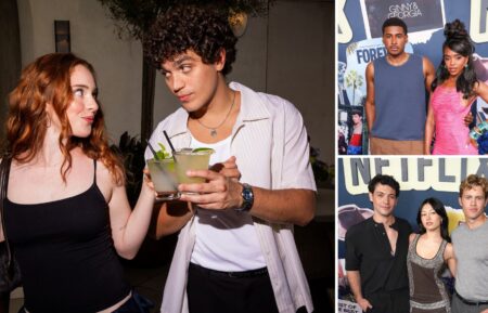 Beatrice Kitsos, David Iacono, Michael Cooper Jr., Lovie Simone, Kyle Clark, Miku Martineau, Samuel Braun at Netflix's YA Summer Bash