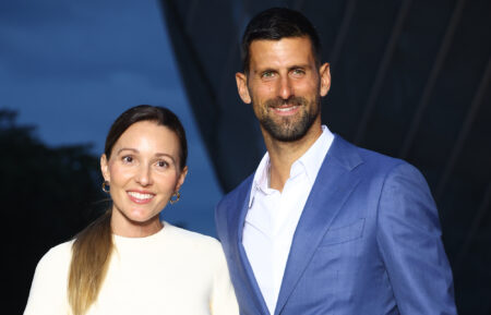 Jelena Djokovic and Novak Djokovic attend The Prelude to The Paris Games 2024 on July 25, 2024 in Paris, France
