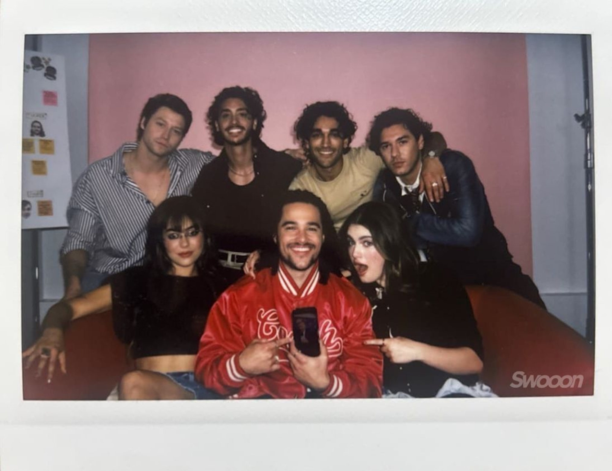 Stephen Kalyn, Mika Abdalla, Antonio Cipriano, Jalen Thomas Brooks, Josh Heuston, Ella Bright, and Belmont Cameli of 'Off Campus'