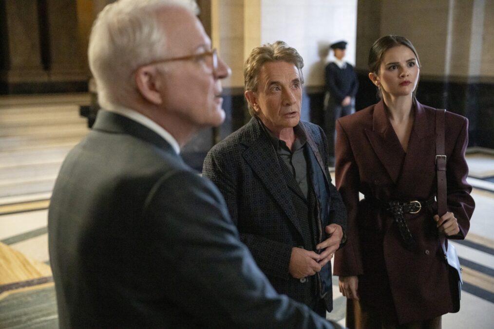 Steve Martin, Martin Short, and Selena Gomez in 'Only Murders in London'