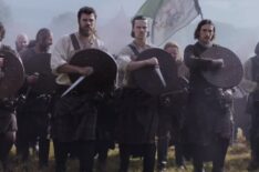 Sam Retford, Jamie Roy, and Rory Alexander in 'Outlander: Blood of My Blood' Season 2