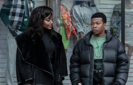 Patina Miller and Mekai Curtis in the 'Power Book III: Raising Kanan' series finale