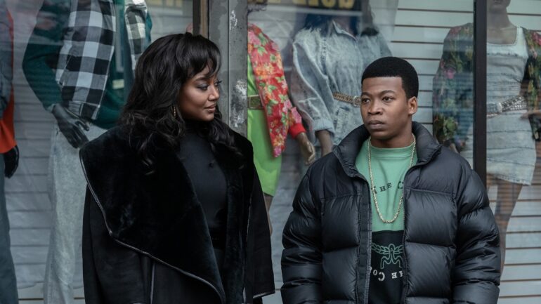 Patina Miller and Mekai Curtis in the 'Power Book III: Raising Kanan' series finale