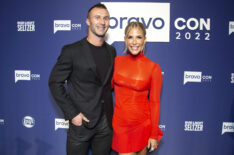 Erik Anderson and Tracy Tutor attend 'Legends Ball 2022 BravoCon' at Manhattan Center on October 14, 2022 in New York City
