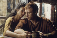 Indira Varma as Niobe and Kevin McKidd as Lucius Vorenus in ‘Rome’