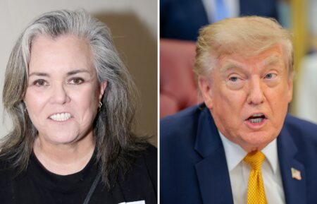 Rosie O'Donnell and Donald Trump