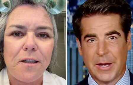 Rosie O'Donnell and Jesse Watters
