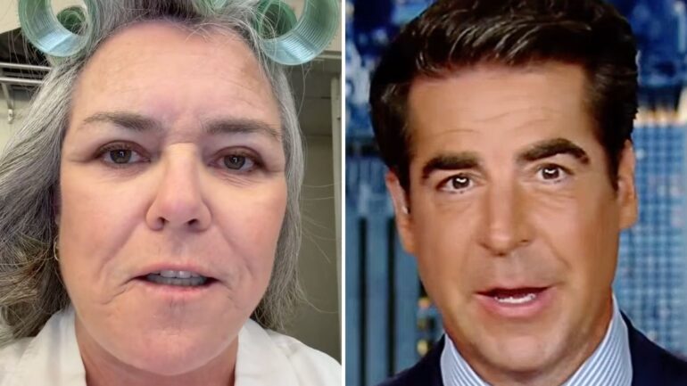 Rosie O'Donnell and Jesse Watters