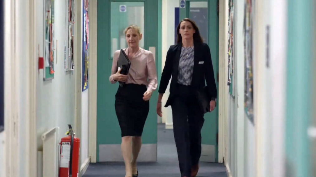 Lesley Sharp as Janet Scott and Suranne Jones as Rachel Bailey in ‘Scott & Bailey’