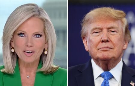 Shannon Bream and Donald Trump