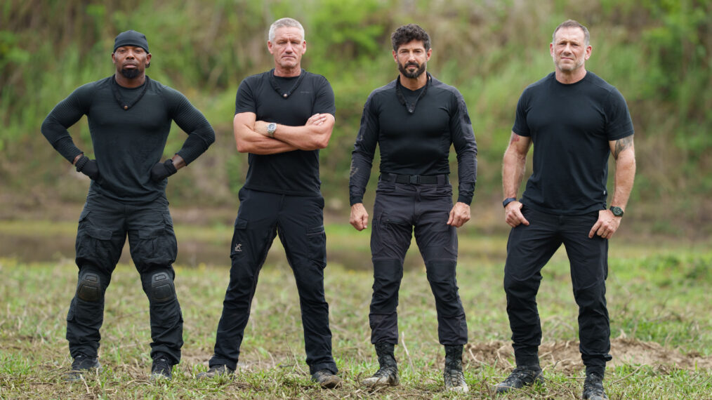 Jovon Quarles, Mark Billingham, Rodolfo Reyes and Jason Fox of 'World's Toughest Test'