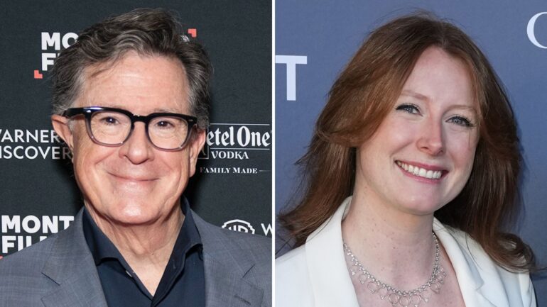 Stephen Colbert and daughter Madeleine