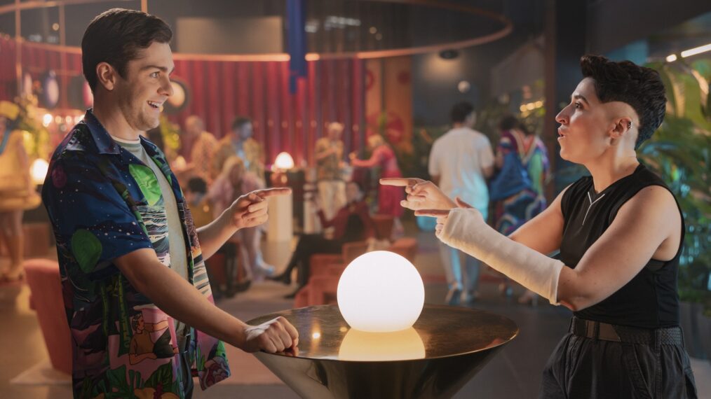 Martin Quinn as Scotty and Melissa Navia as Erica Ortegas — 'Star Trek: Strange New Worlds' Season 4 Episode 3 