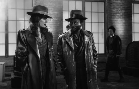 Rebecca Romijn as Una and Babs Olusanmokun as Dr. M’Benga — 'Star Trek: Strange New Worlds' Season 4 Episode 4 "A Case of Chiaroscuro"