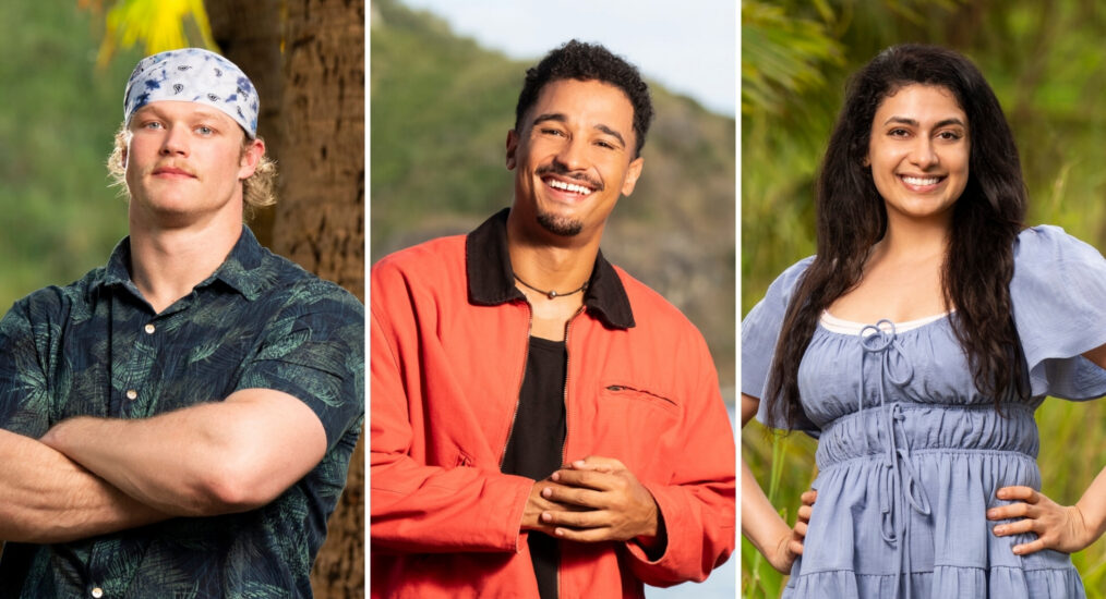 'Survivor 51' cast Brady Booker, Devin Way, and Ana Sinai